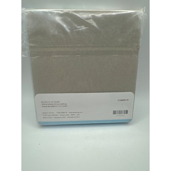 Stampin Up Sizzix Big Shot Bigz Top Note Die 5.5 x 6 x 0.625 for Paper Crafting - Picture 2 of 4